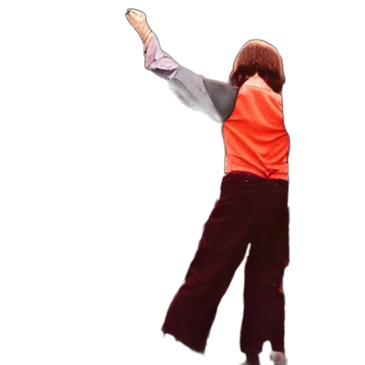 staff, jacket, 3d render, photorealistic, john, lennon, playing, red transparent PNG cut-out