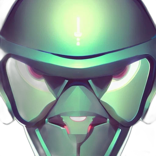 robot, mask, face, concept art transparent PNG cut-out