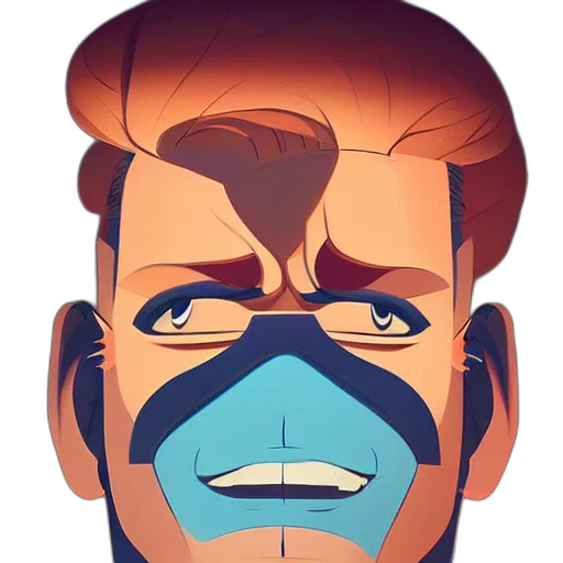 face, mask, staff, robot transparent PNG cut-out