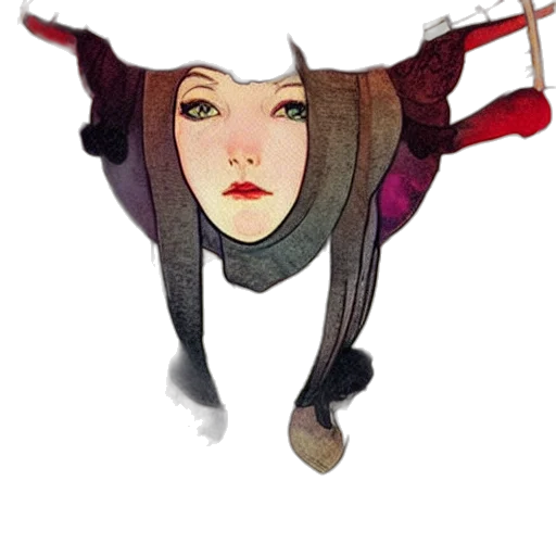 staff, creature, face, hat transparent PNG cut-out