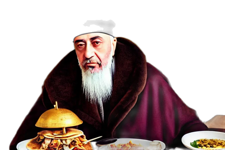 food, photorealistic, ottoman, sultan transparent PNG cut-out