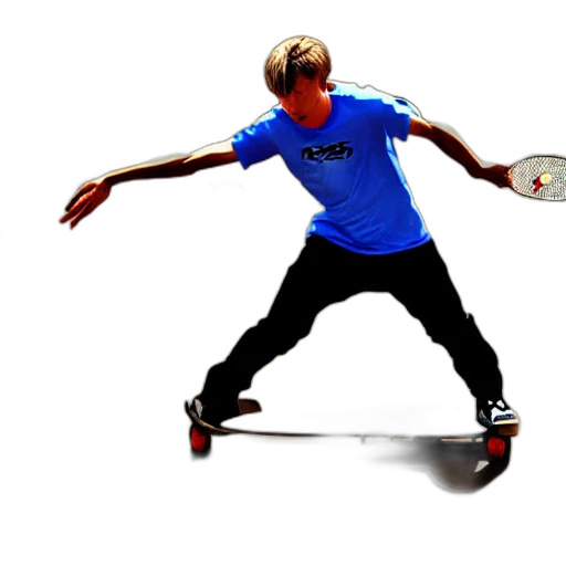 staff, photorealistic, 3d render, concept art, cartoon, tony, hawk, pro transparent PNG cut-out