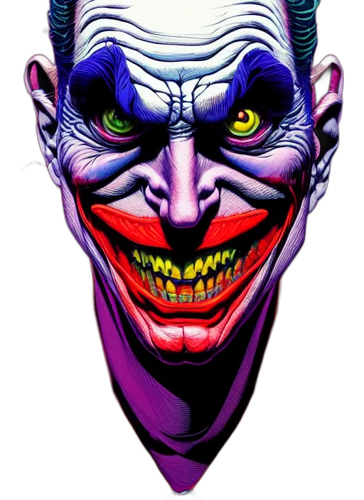 face, mask, creature, comic book art transparent PNG cut-out