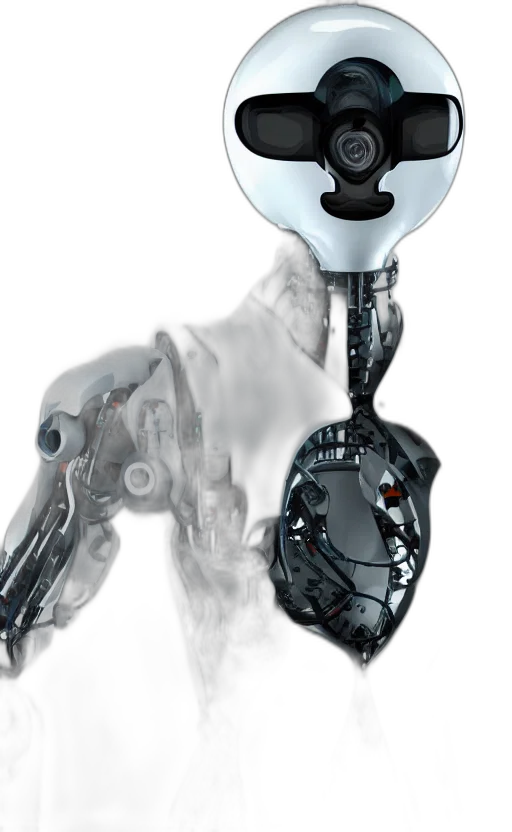 robot, jewelry, staff, mask transparent PNG cut-out