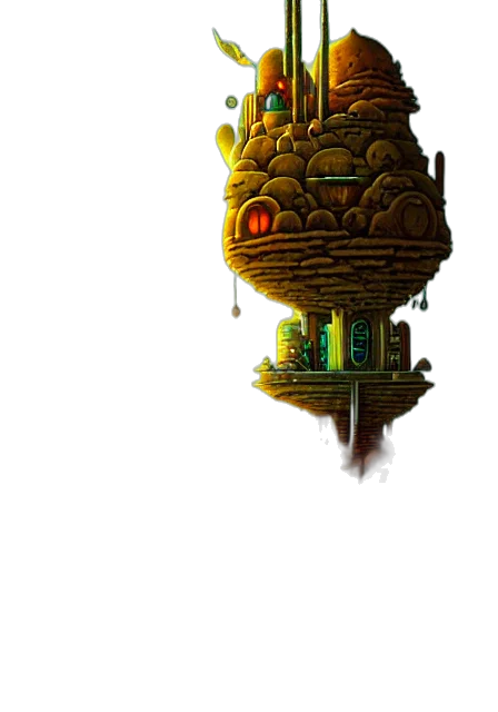 crown, robot, mask, dragon, concept art, pixel art, fantasy art, 3d render transparent PNG cut-out