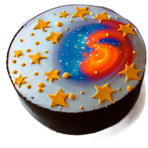 food, outer space, birthday, cake transparent PNG cut-out