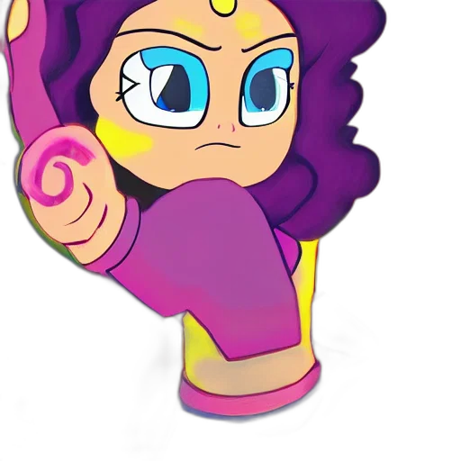 staff, crown, weapon, dress, cartoon, pixel art, concept art, 3d render transparent PNG cut-out