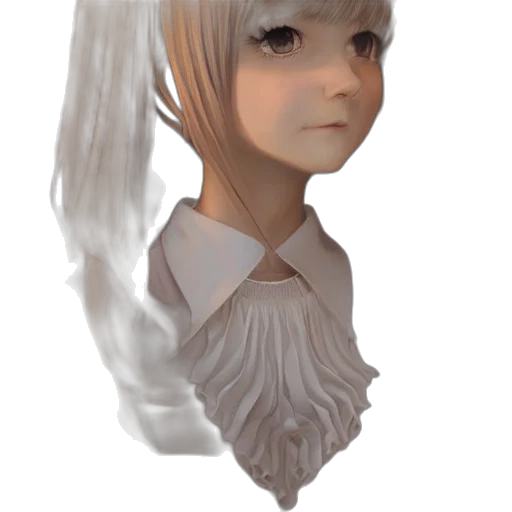 face, mask, hair, staff transparent PNG cut-out