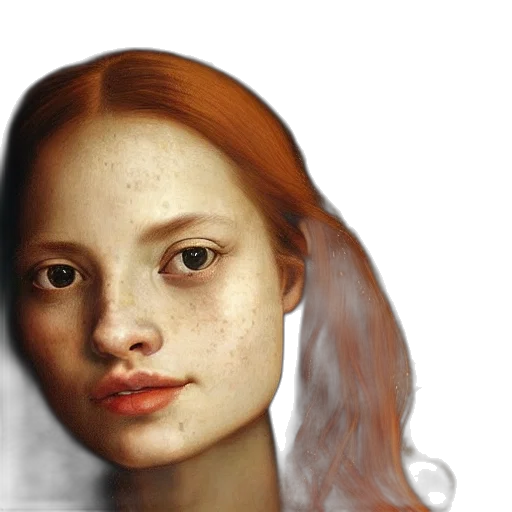 face, mask, crown, hair transparent PNG cut-out