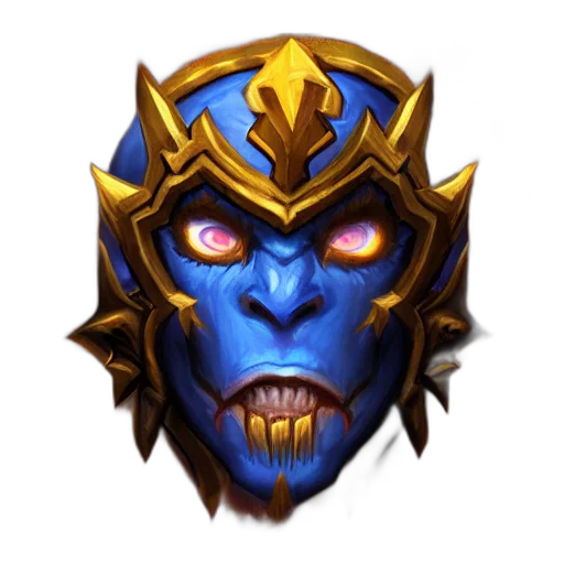 face, mask, crown, fantasy art transparent PNG cut-out