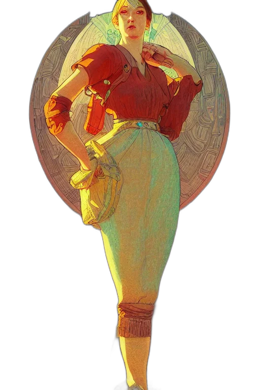 dress, staff, sword, crown transparent PNG cut-out
