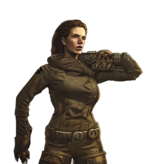 jacket, staff, weapon, concept art, comic book art, fantasy art, pixel art, earth tones transparent PNG cut-out