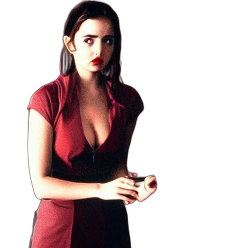 dress, jacket, jewelry, staff transparent PNG cut-out