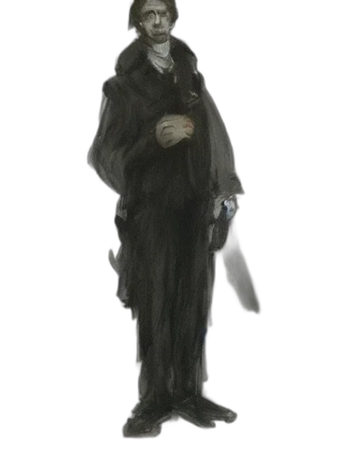 staff, creature, mask, jacket transparent PNG cut-out