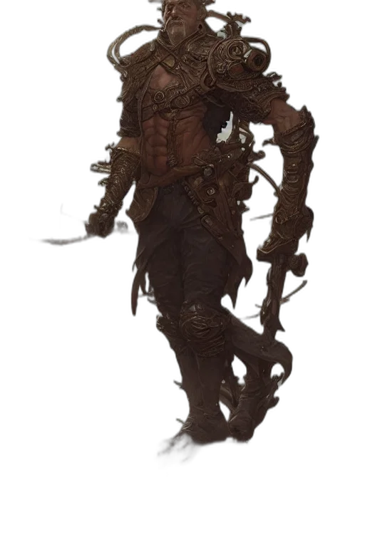 creature, staff, dragon, robot transparent PNG cut-out