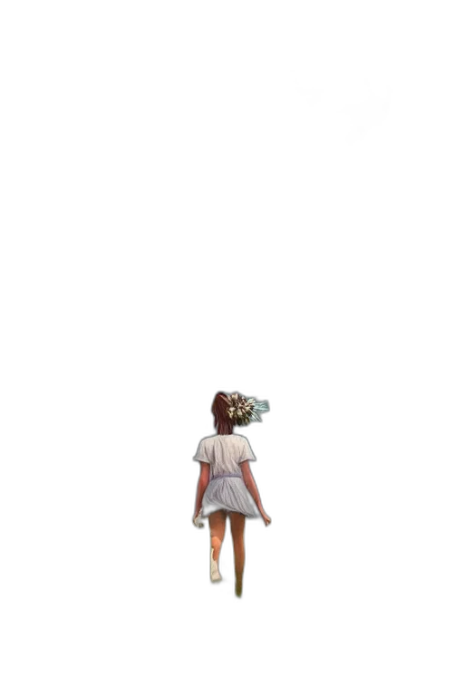 dress, robot, creature, hair, 3d render, concept art, pixel art, anime transparent PNG cut-out