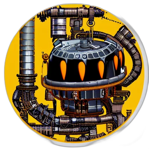 robot, concept art, pixel art, 3d render transparent PNG cut-out