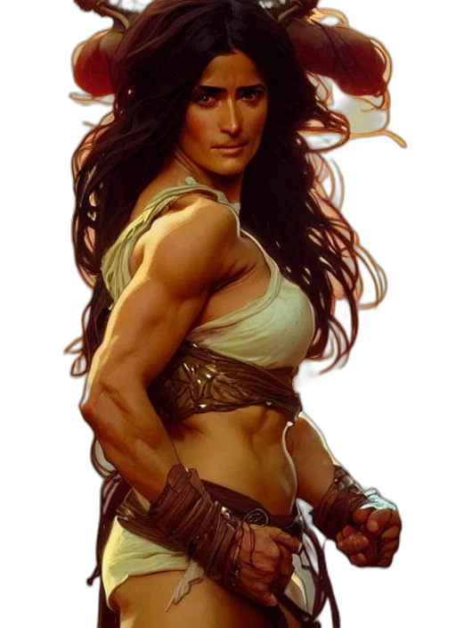 fantasy art, concept art, comic book art, photorealistic transparent PNG cut-out