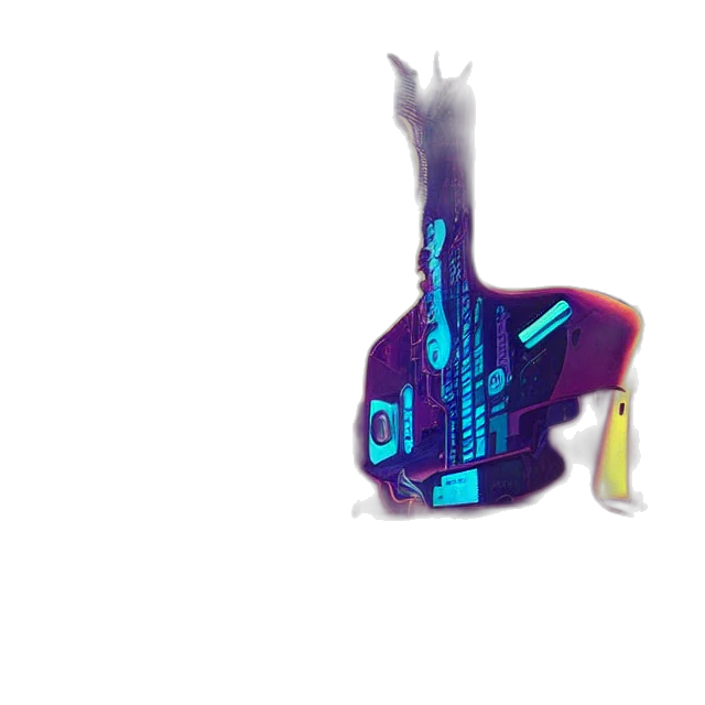 weapon, robot, staff, sword transparent PNG cut-out