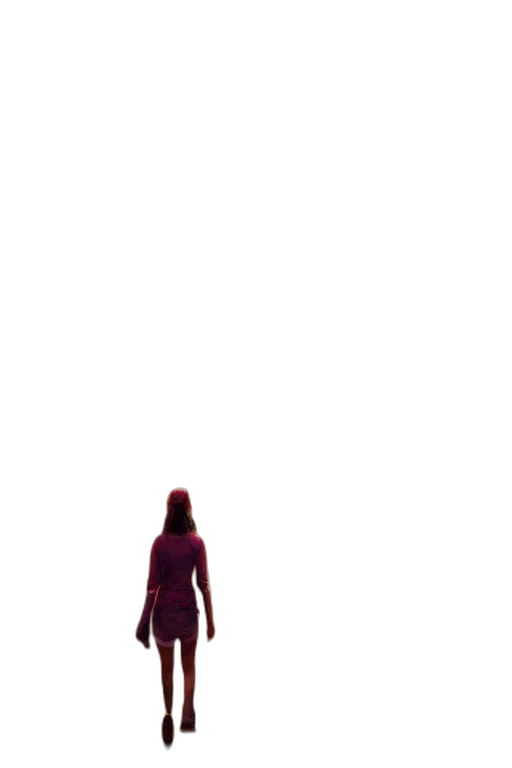 dress, robot, creature, hair, pixel art, concept art, comic book art, 3d render transparent PNG cut-out