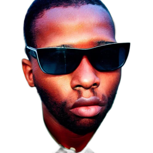 face, jacket, staff, mask transparent PNG cut-out