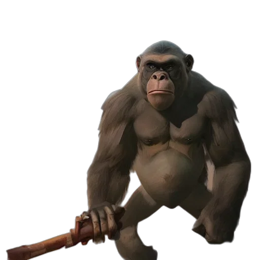 animal, staff, creature, weapon transparent PNG cut-out