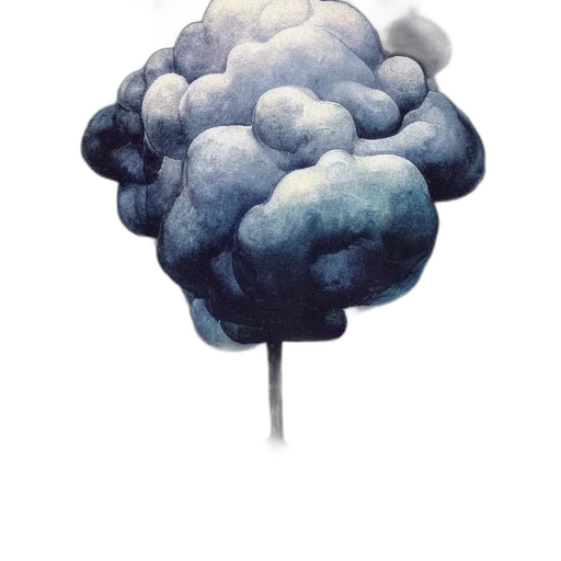 tree, umbrella, jacket, hat transparent PNG cut-out