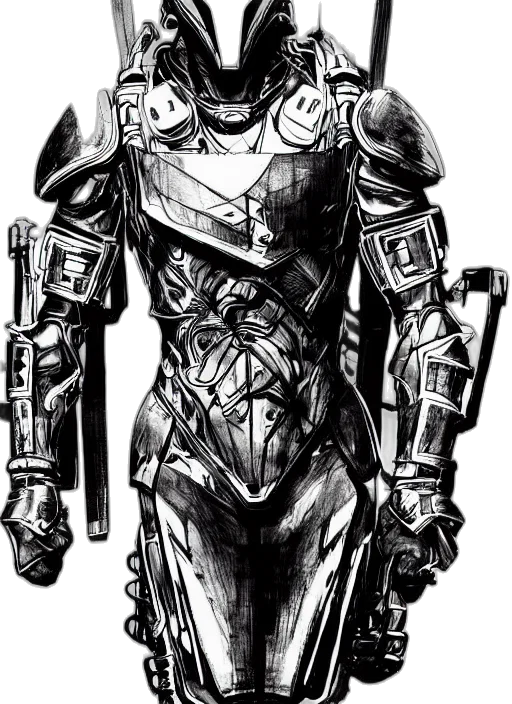 robot, comic book art, concept art, cyberpunk transparent PNG cut-out