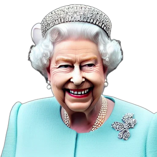 crown, jewelry, face, staff, photorealistic, 3d render, queen, england transparent PNG cut-out