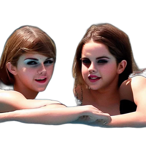 3d render, photorealistic, vaporwave, concept art, emma, watson, taylor, swift transparent PNG cut-out