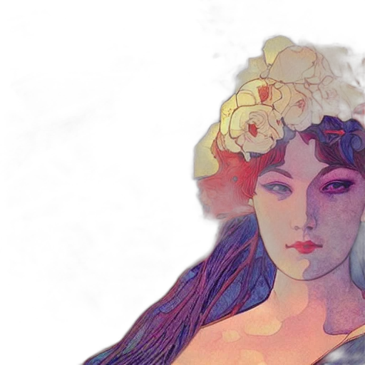 crown, watercolor, photorealistic, fantasy art, concept art, pastel, blue, colorful transparent PNG cut-out