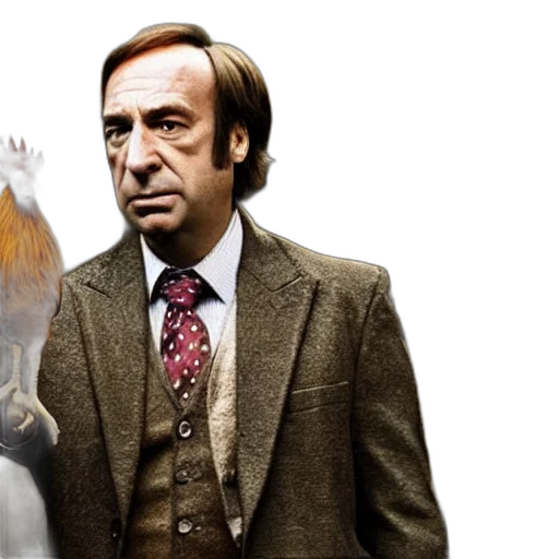 saul, goodman, rooster, medieval, torture, chamber, saw, blades transparent PNG cut-out