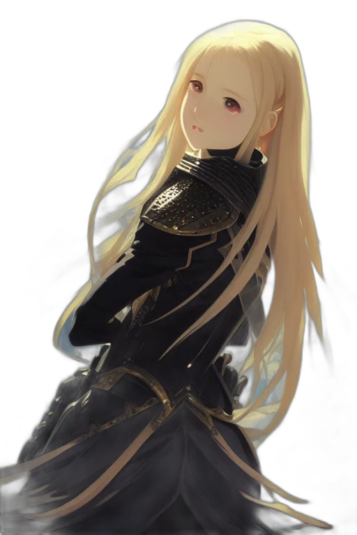 sword, dress, staff, weapon, concept art, 3d render, fantasy art, anime transparent PNG cut-out