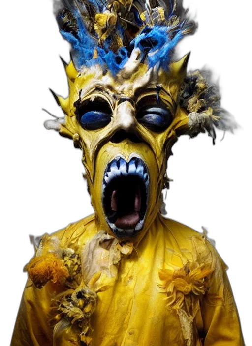 mask, creature, face, staff transparent PNG cut-out