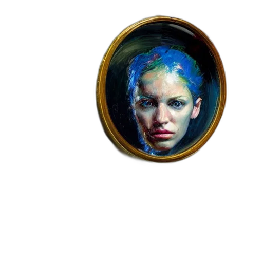face, jewelry, crown, mask, oil painting, photorealistic, fantasy art, concept art transparent PNG cut-out
