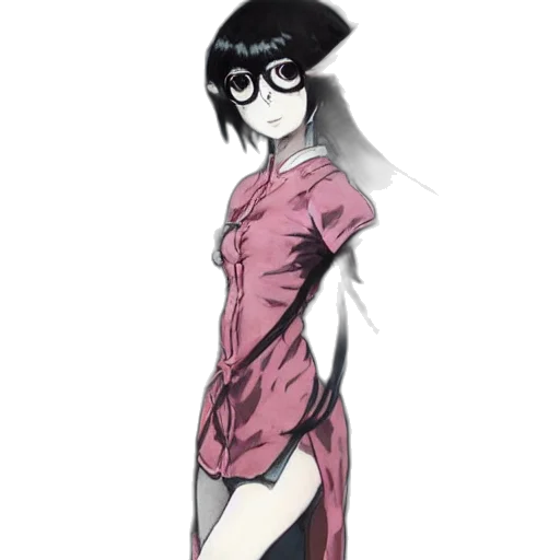 dress, staff, weapon, creature, anime, concept art, cartoon, comic book art transparent PNG cut-out