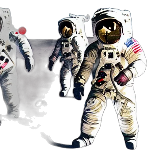 mask, concept art, comic book art, fantasy art, pixel art, outer space, monochrome, painting transparent PNG cut-out