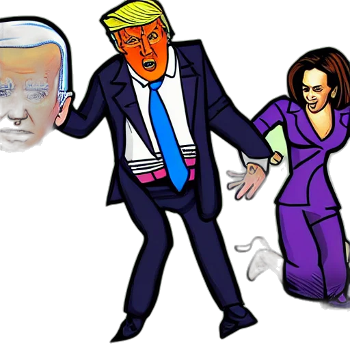 cartoon, comic book art, concept art, pixel art transparent PNG cut-out