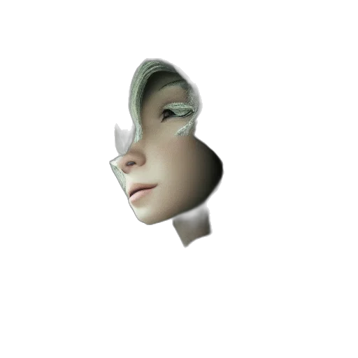 face, mask, robot, creature transparent PNG cut-out
