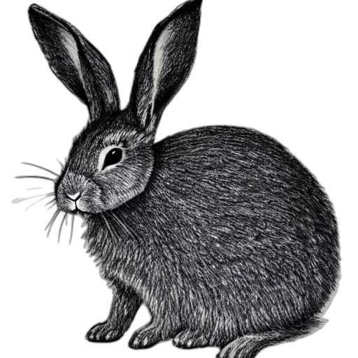 animal, creature, hair, weapon, photorealistic, pencil sketch, concept art, cartoon transparent PNG cut-out