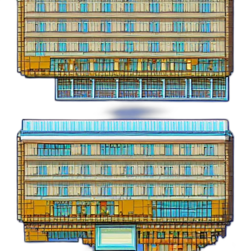 building, furniture, 3d render, concept art transparent PNG cut-out