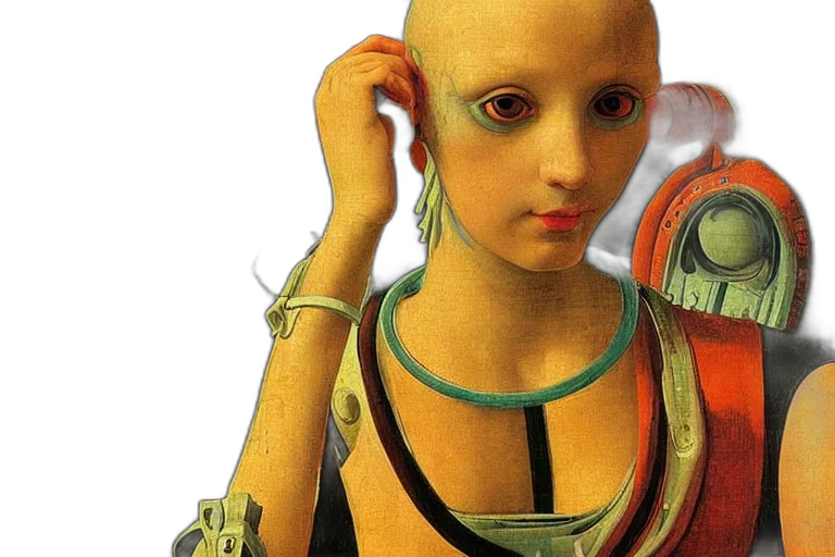 robot, mask, jewelry, face transparent PNG cut-out