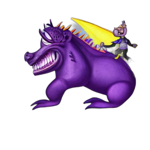 dragon, creature, staff, animal, concept art, 3d render, pixel art, fantasy art transparent PNG cut-out