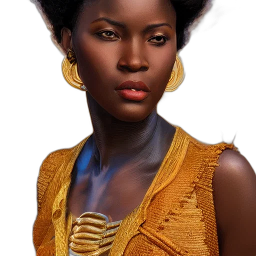 jewelry, face, dress, crown, photorealistic, concept art, fantasy art, oil painting transparent PNG cut-out