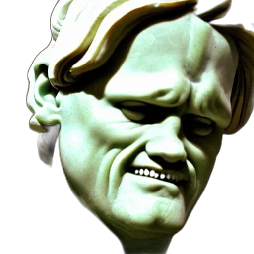face, mask, creature, staff transparent PNG cut-out