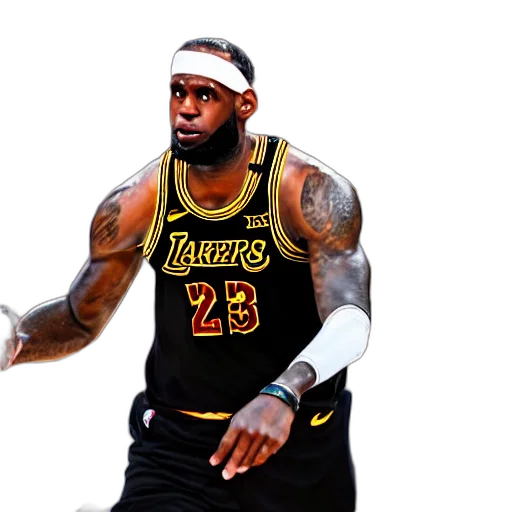 crown, animal, 3d render, concept art, cartoon, photorealistic, lebron, james transparent PNG cut-out