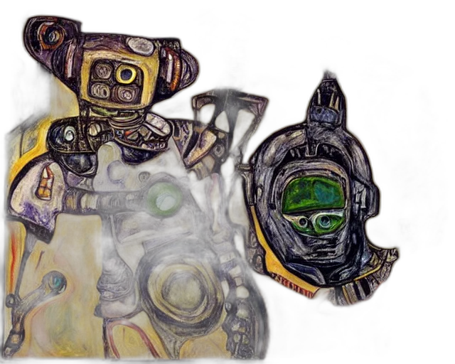 mask, robot, jewelry, concept art transparent PNG cut-out