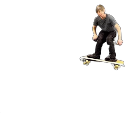 3d render, photorealistic, concept art, pixel art, tony, hawk, pro, trapezist transparent PNG cut-out