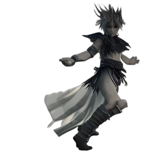 staff, concept art, 3d render, fantasy art, pixel art, dark, monochrome, zidane transparent PNG cut-out