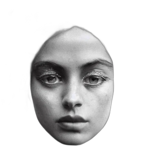 face, mask, crown, jewelry transparent PNG cut-out